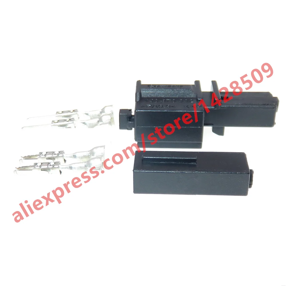 1 Set 2 Pin 1J0 973 332 Automobile Trunk Light Electric Wire Connector 1J0 973 119 For VW Audi 1J0973332 1J0973119