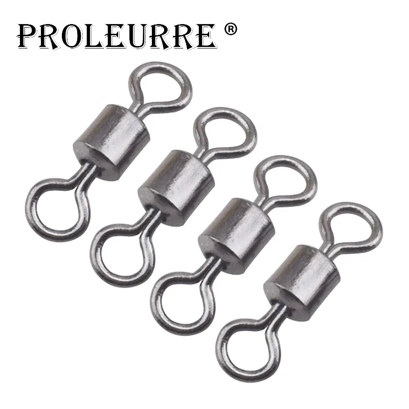 100pcs/lot 8 American Swivel Ring fishing tackle accessories wholesale Excellent professional Connector copper swivel