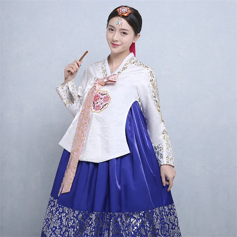 

Women Hanbok Dresses Korean Fashion Ancient Wedding Costumes Traditional Party Asian Palace Cosplay Stage Performance Clothing