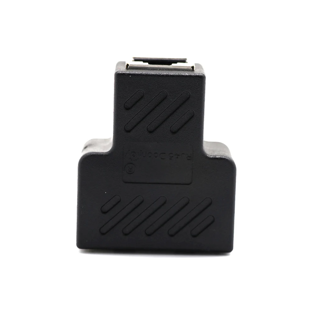 1 To 2 Ways Ethernet Cable Adapter Lan Cable Extender Splitter for Internet Cable Connection 1 Input 2 Output