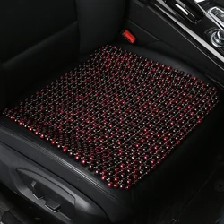 Summer Cool Car Seat Cover Natural Maple Wood Bead Car Seat Cushion Massage Breathable Environmental Waterproof Seat Mat
