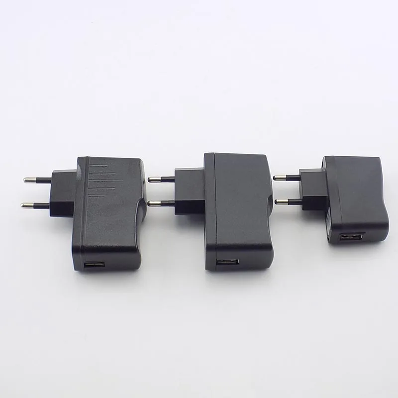 AC 110V-240V to DC 5V 0.5A 1A 2A 3A USB to Euro Plug Adapter USB Charger Power Supply Universal Travel Charging