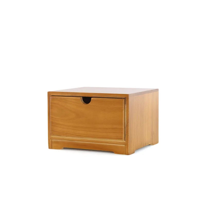 Boîte de rangement de bureau en bois de style rétro, bijoux cosmétiques MELDebris, étui créatif de bureau, cadeau pour la maison, livraison gratuite