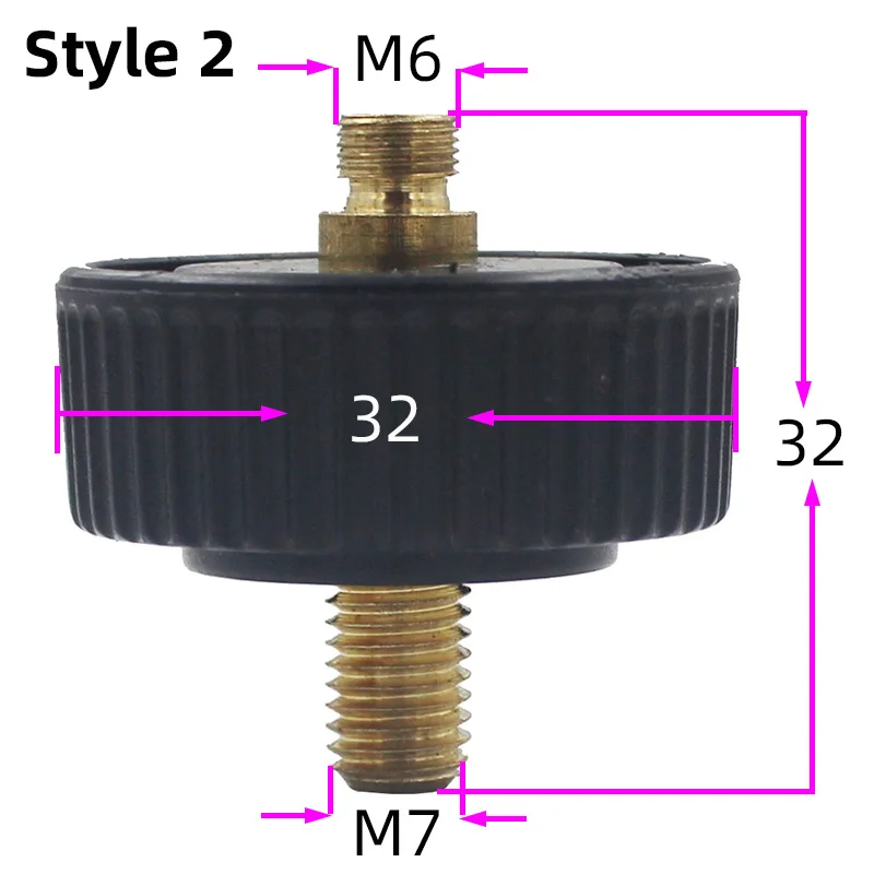 Foot Screw Leveling Adjustment Handwheel Footsrews for Total Station Level  1PCS