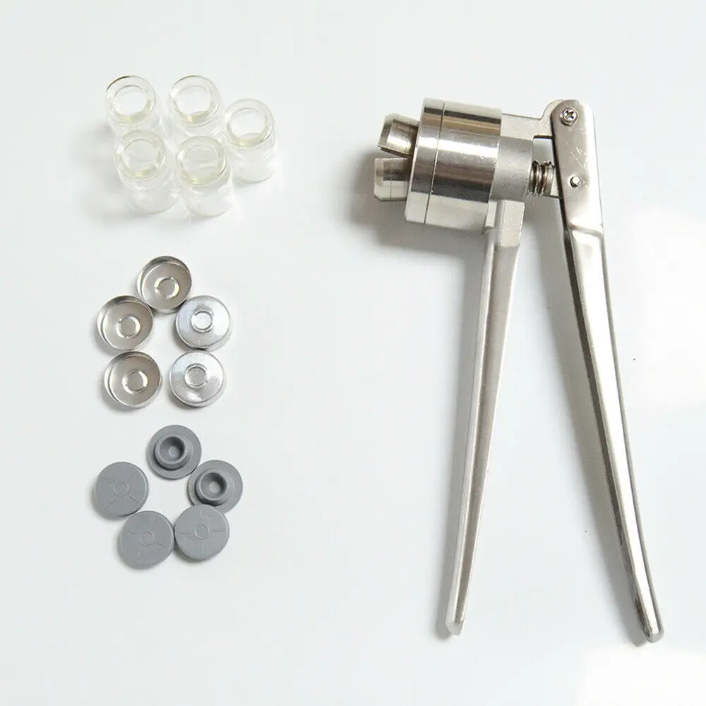 Устройство для ручной герметизации медицинских бутылок для алюминиевых крышек, 20 мм