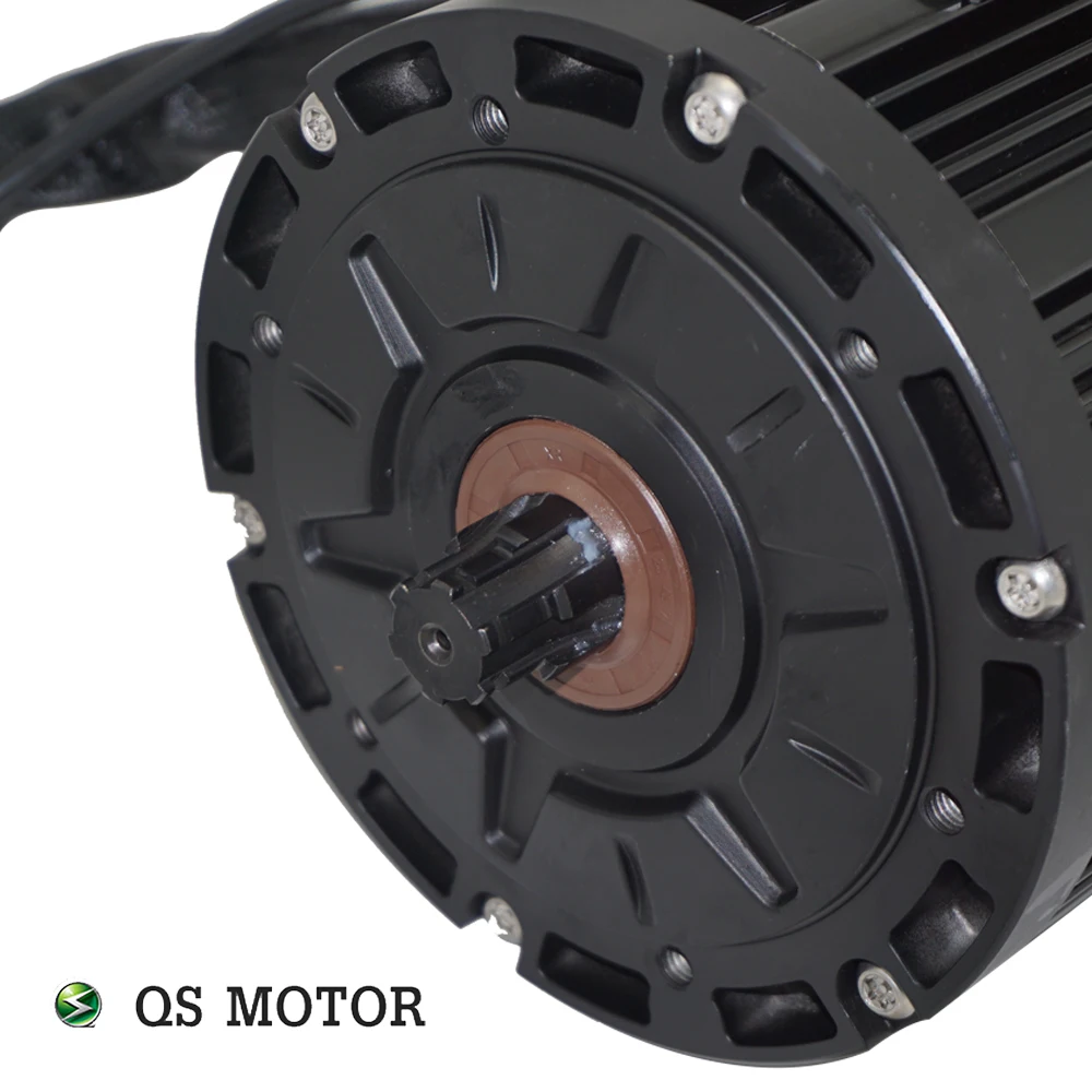 QS138 motor 138 3000W 6000W BLDC Motor Max Continous 72V 100KPH V1 Mid Drive Motor With Sprocket 428 Design