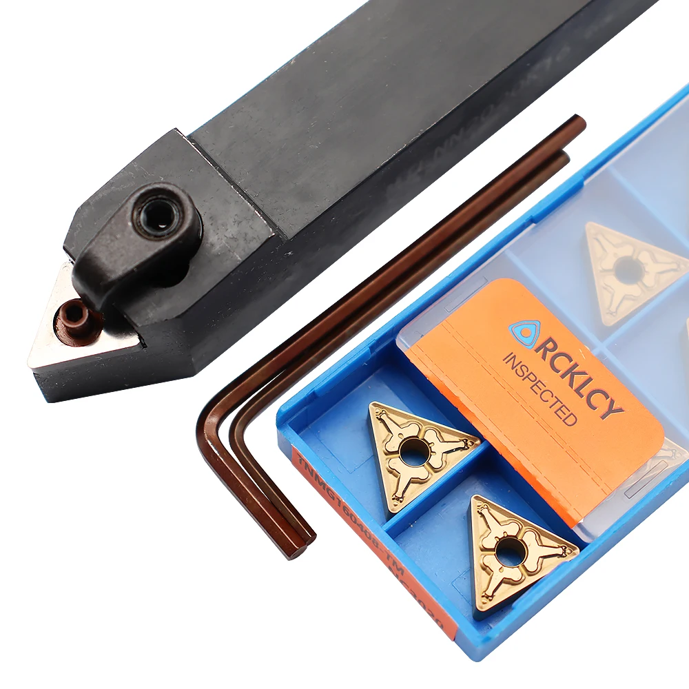 Bên Ngoài Dụng Cụ Xoay MTENN2020K16 MTENN2525M16 TNMG160404 TNMG160408 TNMG160412 Carbide Lắp CNC Sau Dụng Cụ Cắt