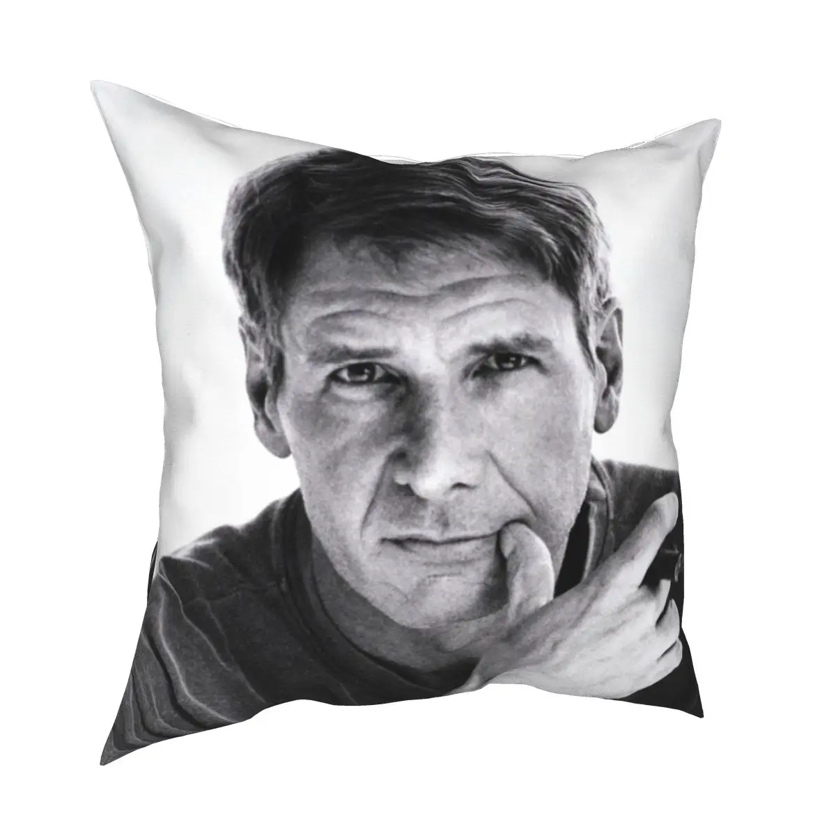 Harrison Ford Pillowcase Polyester Printed Decor Throw Pillow Case for Sofa Cushion Cover