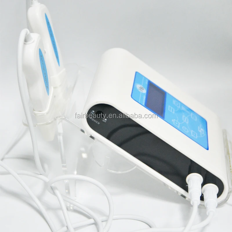 hot !!Portable Double Ultrasonic Ultrasound beauty machines skin peeling scrubber Facial Cleaner Professional Skin Scrubber