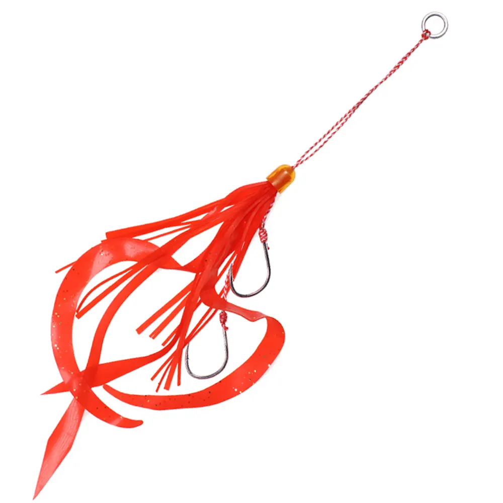 Inchiku para Pargo – Señuelo con falda silicona y ganchos gemelos - imagen 5