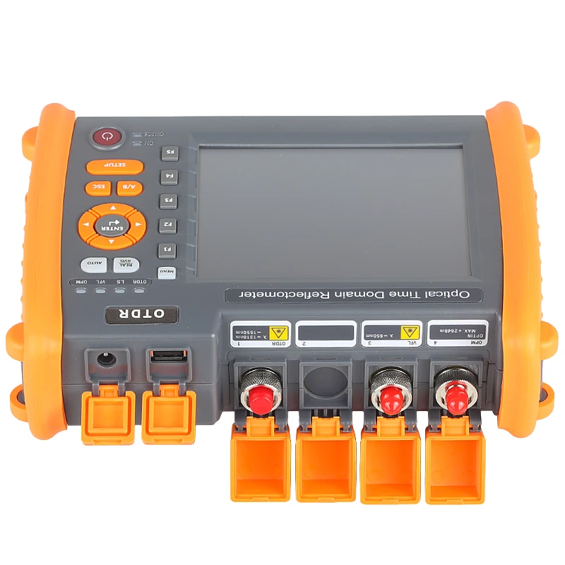 

OTDR Fiber cable obstacle detector 1310/1550nm Fiber OTDR Optical Time Domain Reflectometer SM 32/30dB with VFL OPM Light Source