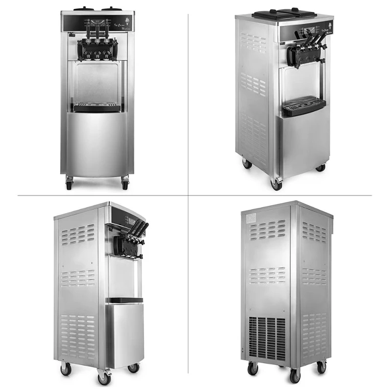 Commercial Ice Cream Sorbet Making Batch Freezer Gelato Machine Hard Ice Cream Machine