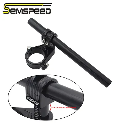 Semspeed, el más nuevo manillar sólido desmontable ajustable de 48mm, 51mm, 53mm y 58mm para piezas de motocicleta Honda CBR1000RR CBR250R CBR600RR