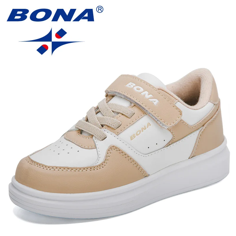 BONA 2022 nuovi designer Sneakers popolari piattaforma per bambini scarpe da passeggio moda per bambini calzature traspiranti leggere Casual