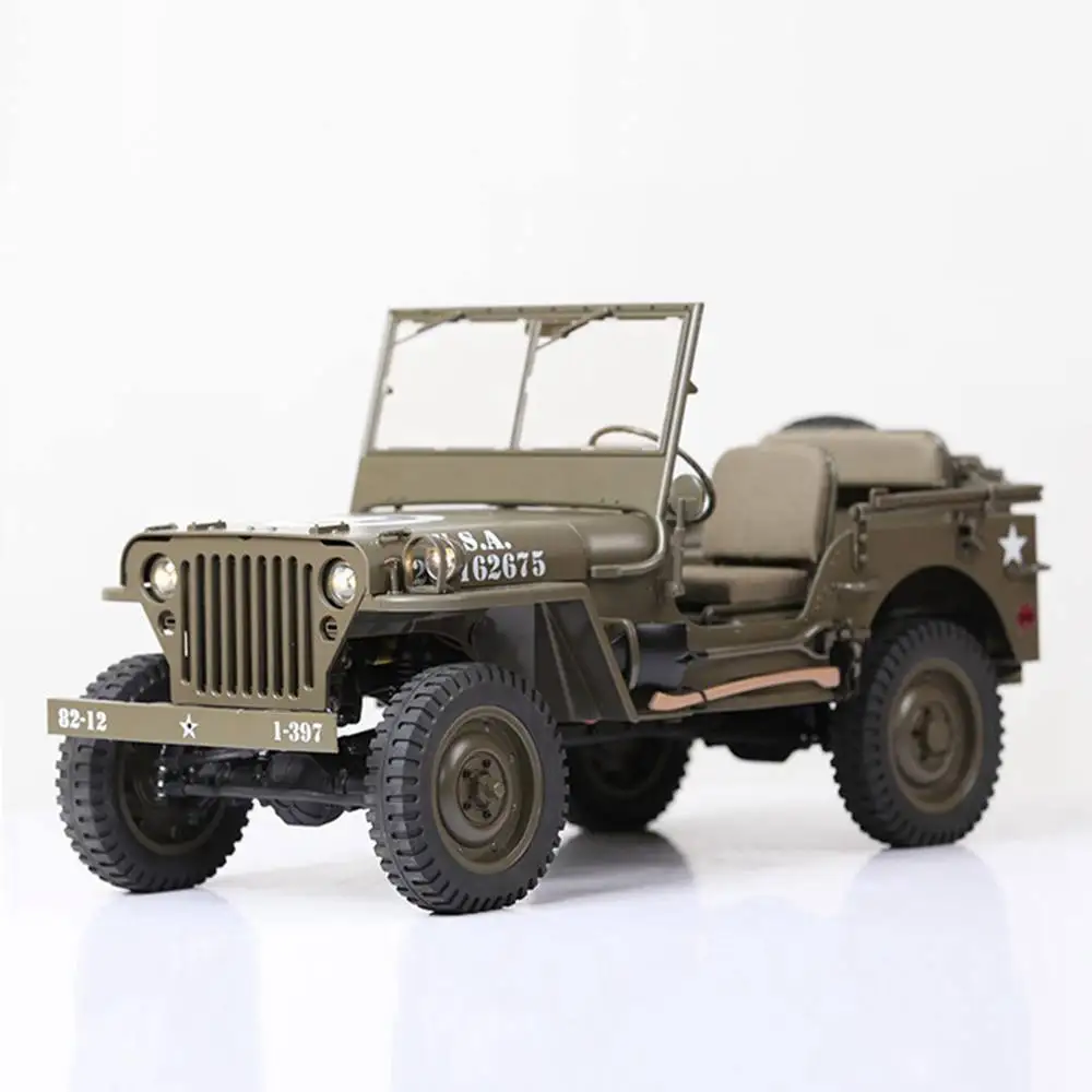 RTR FMS ROCHOBBY 1:6 1941 Willys MB Scaler Radio Controlled Car Waterproof Vehicle