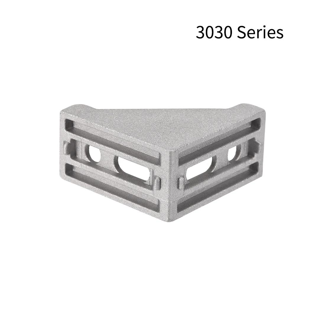 Imagem -03 - Uxcell-prata Canto Suporte para Série 3030 Perfil de Alumínio 10 Pcs 3060