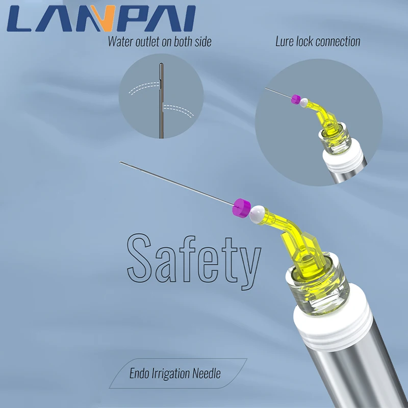 Lanpai Dental Root Canal Irrigator Endo Needle Cleaning Dentisry Needle Dentist Negative Pressure Flushing Equipment