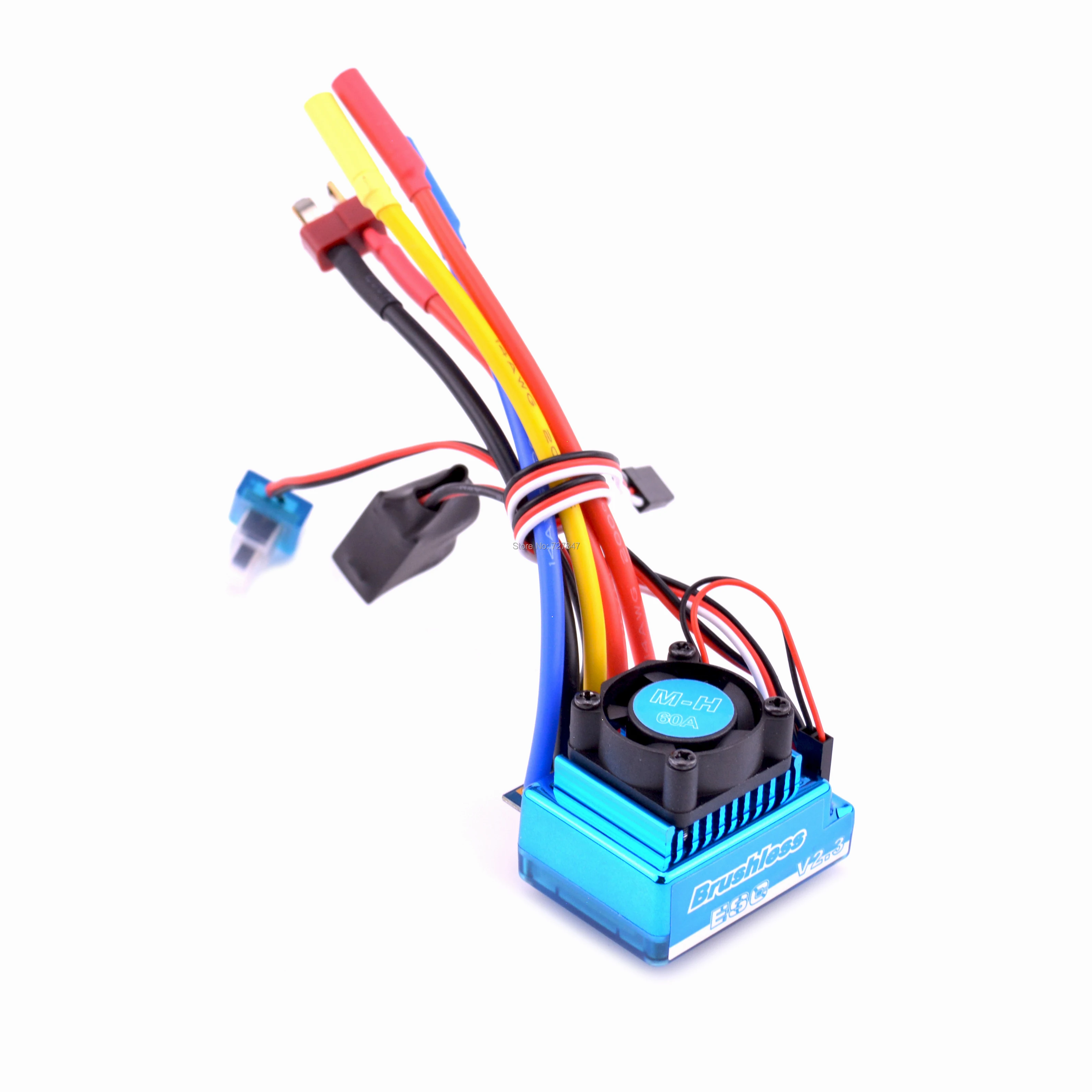 3650 2300KV / 3100KV / 3900KV / 4300KV / 5200KV Brushless Motor & 45A 60A 80A 120A ESC Combo for 1:10 RC Car Boat Part