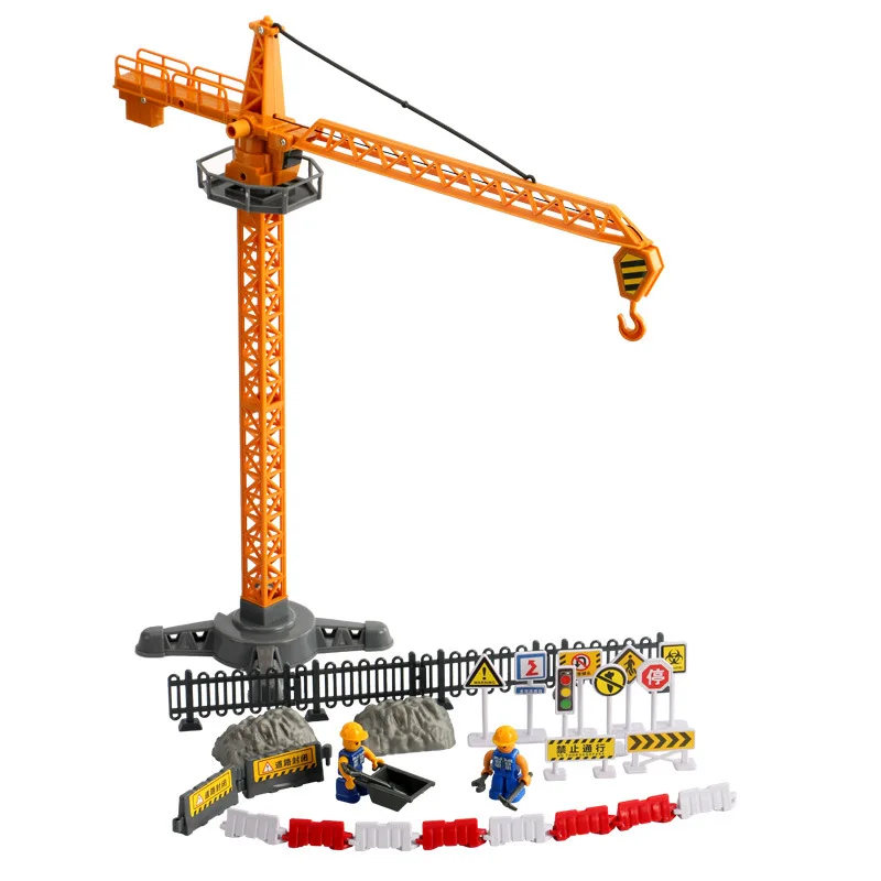 High-quality simulation tower crane model,1:100 crane toy, engineering set,free shipping for wholesale and retail