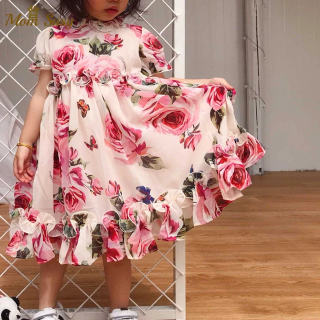 Little girl chiffon dresses best sale