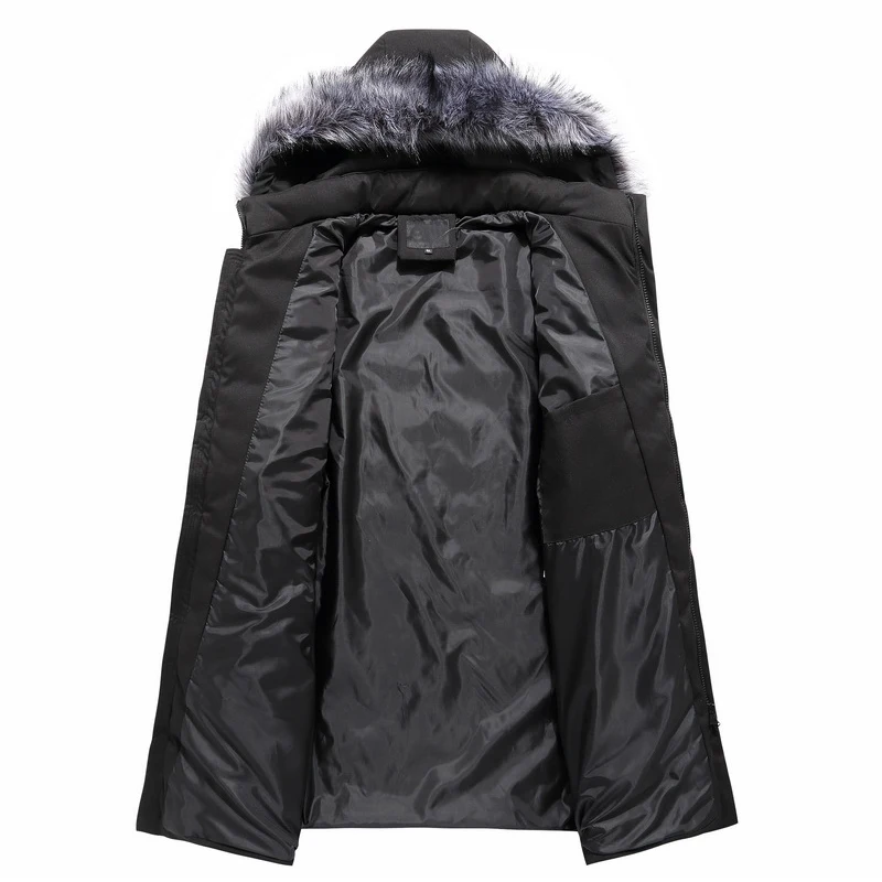 8XL 9XL 10XL Large Size Winter Thick Warm Jacket Man Women Fur Hooded Parkas Black Gray 200KG Weight Can Wear Winter Parka Coat