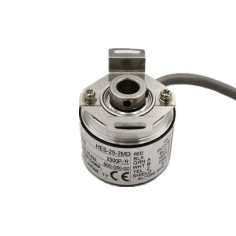 New NEMICON CORP HES-25-2MD 2500P/R rotary encoder / 2500 pulse encoder