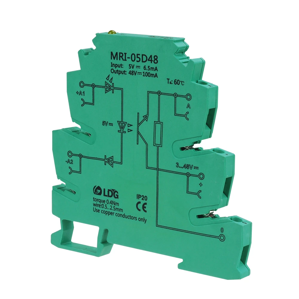 Relay Module output 3-48VDC input 5V 12V 24V 48V Photoelectrical Coupling-interface solid state relay Optocoupler led signal