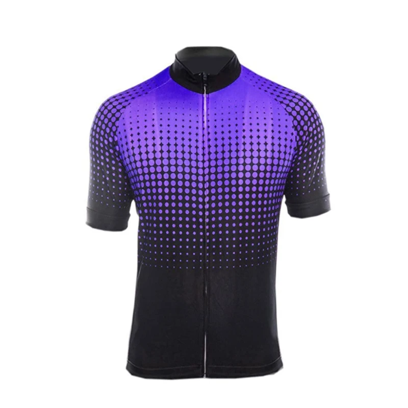 Men Cycling Jersey Clothes Bicycle 2021 Pro Team Summer  BIke Downhill Breathable Quick Dry Reflective Shirt Short Sleeve