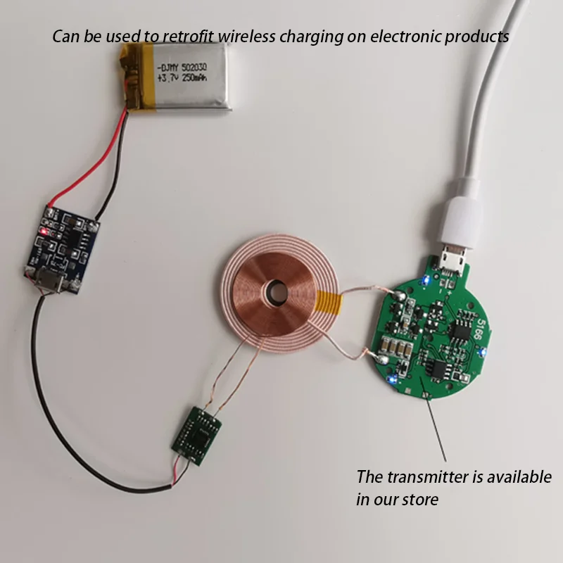 Standardowa ładowarka bezprzewodowa cewka DIY moduł odbiornika PCB bezprzewodowa cewka ładująca bezprzewodowy odbiornik