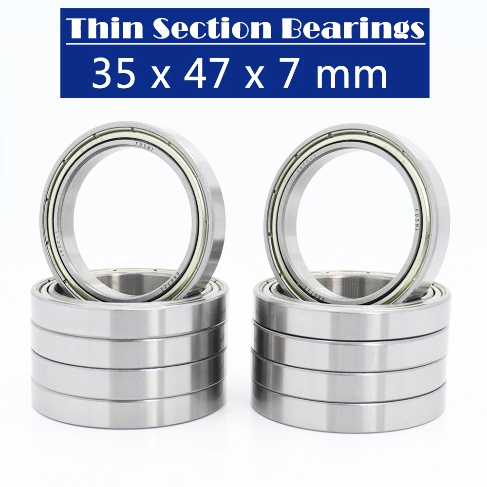 6807ZZ Bearing ( 10 PCS ) 35*47*7 mm Thin Section 6807 ZZ Ball Bearings 61807Z 6807Z