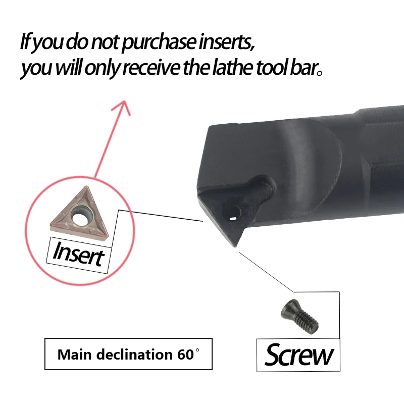 Portaherramientas interno de STWCR/L, S10K-STWCR11, S20R-STWCL11, insertos de carburo TCMT, cortador de perforación, torno CNC, herramientas de