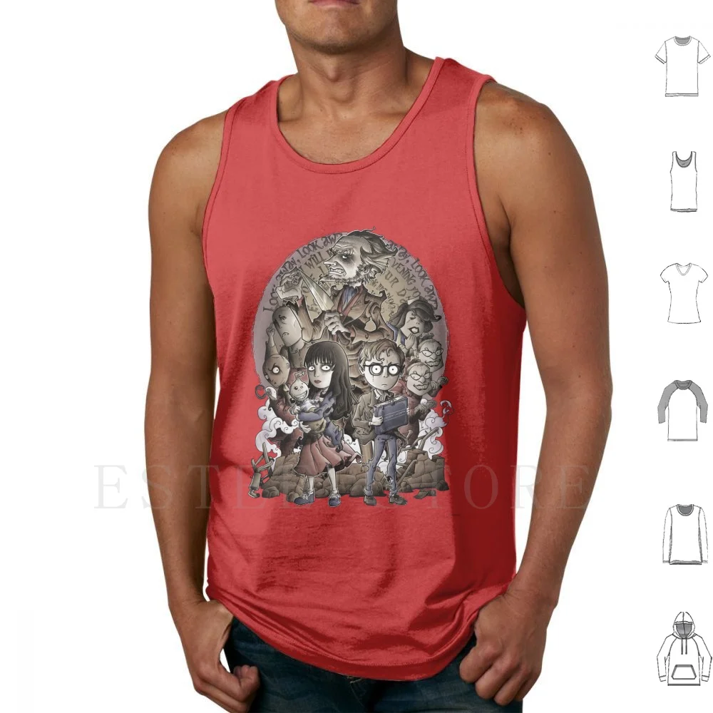 Look Away Tank Tops Vest Cotton Count Olaf Olaf A Series Of Unfortunate Events Unfortunate Events Lemony Snicket Neil Harris