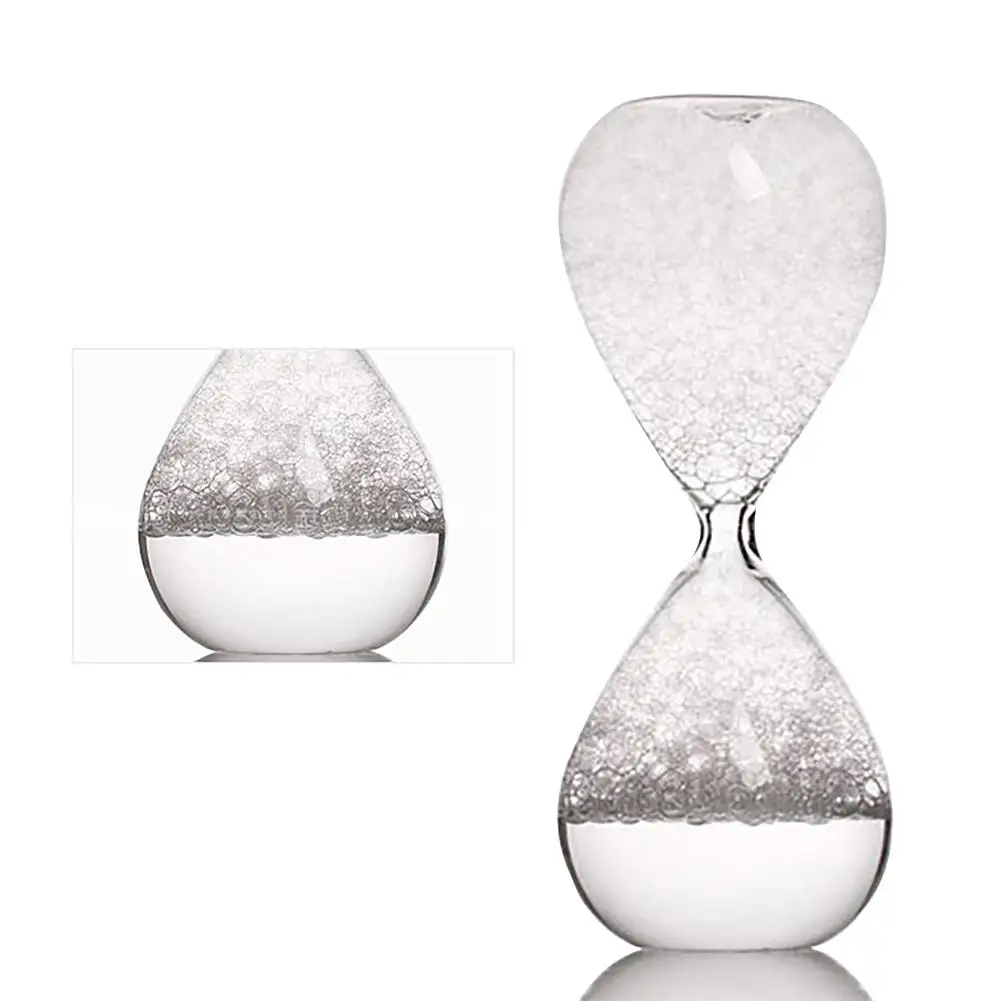 Magic Glass Bubble Hourglass Crafts Sand Clock Hourglass Timer Multicolor Hourglass Desktop Ornaments Home Office Decoration