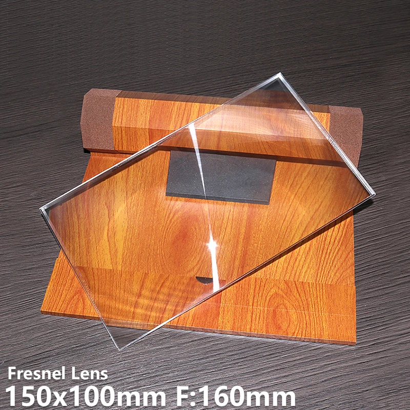 Fresnel lens 150x100mm F160mm 7.2