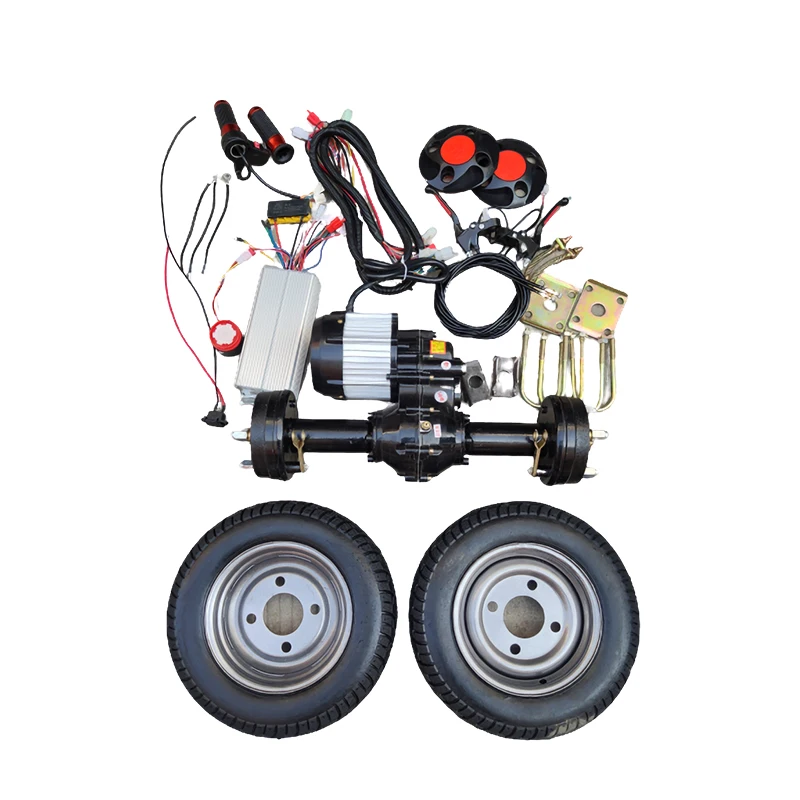 Electric trolley cart platform car rear axle motor site parts assembly low-speed driving axle motor chassis parts