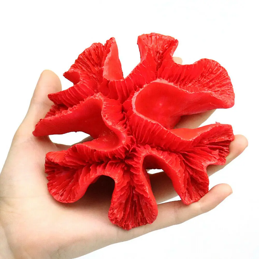 2022 New Artificial Resin Coral Reef Aquarium Ornaments Landscaping Fish Tank Decor Home Fish Tank Aquarium Accessories