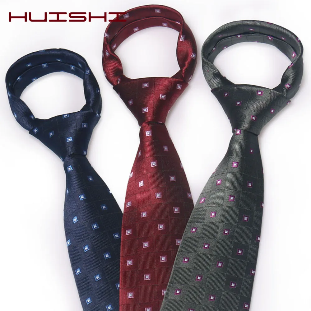 Necktie Men\'s Suit British Style Dress Shirt ClassicTie Dot Stripe Grid Shape Retro Polyester Formal Men Neck Tie Accessories
