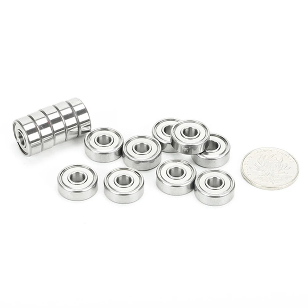 Roulements à billes en acier inoxydable S606ZZ, 6x17x6mm, 5 pièces, ABEC-7 440C, S606Z S606 Z ZZ R-1760ZZ