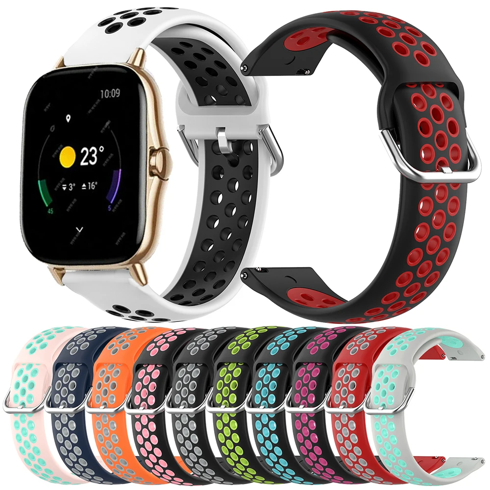 Ремешок Essidi 20 мм для Xiaomi Huami Amazfit Bip S U Lite Pop, браслет на запястье, петля для GTS 1 2 3 2e Mini GTR 42 мм