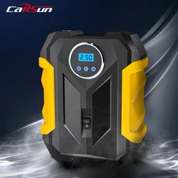 Carsun Digital Tire Inflator Portable Car Air Compressor Pump Air Pump for Auto Car Motorcycles Bicycles DC 12 Volt LED light