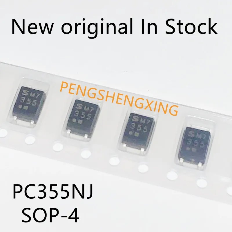 10 قطعة/الوحدة PC355NJ PC355NT PC355 355 SOP-4 الكهروضوئي اقتران رقاقة