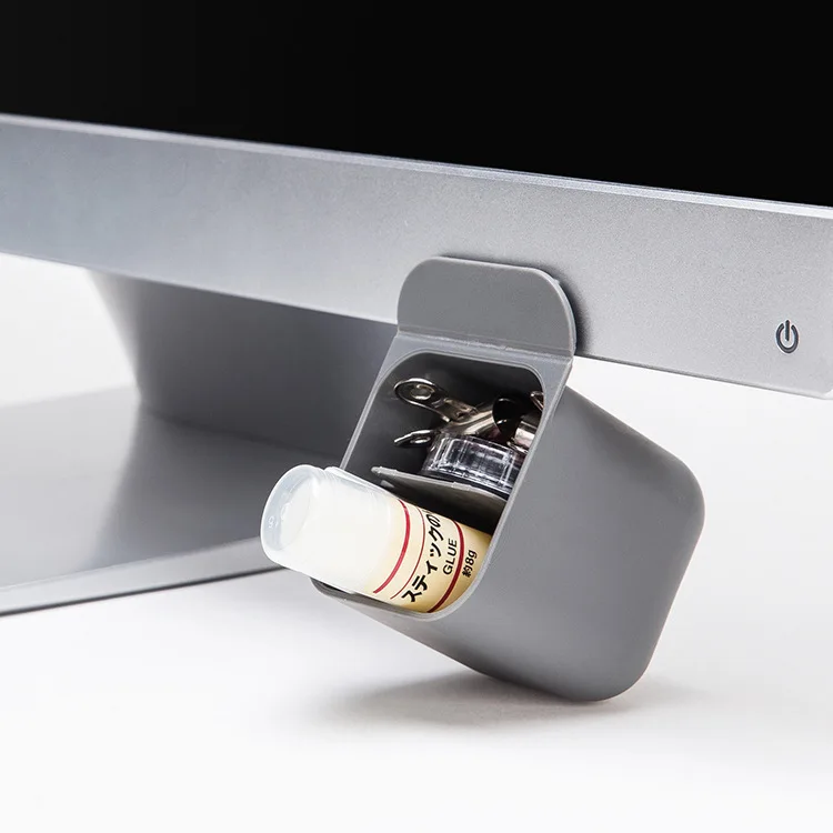 SIXONE Einfache Stil Paste typ Desktop Display Tasche Federhalter Originalität Büro Stift Diverse Box Computer Stift container