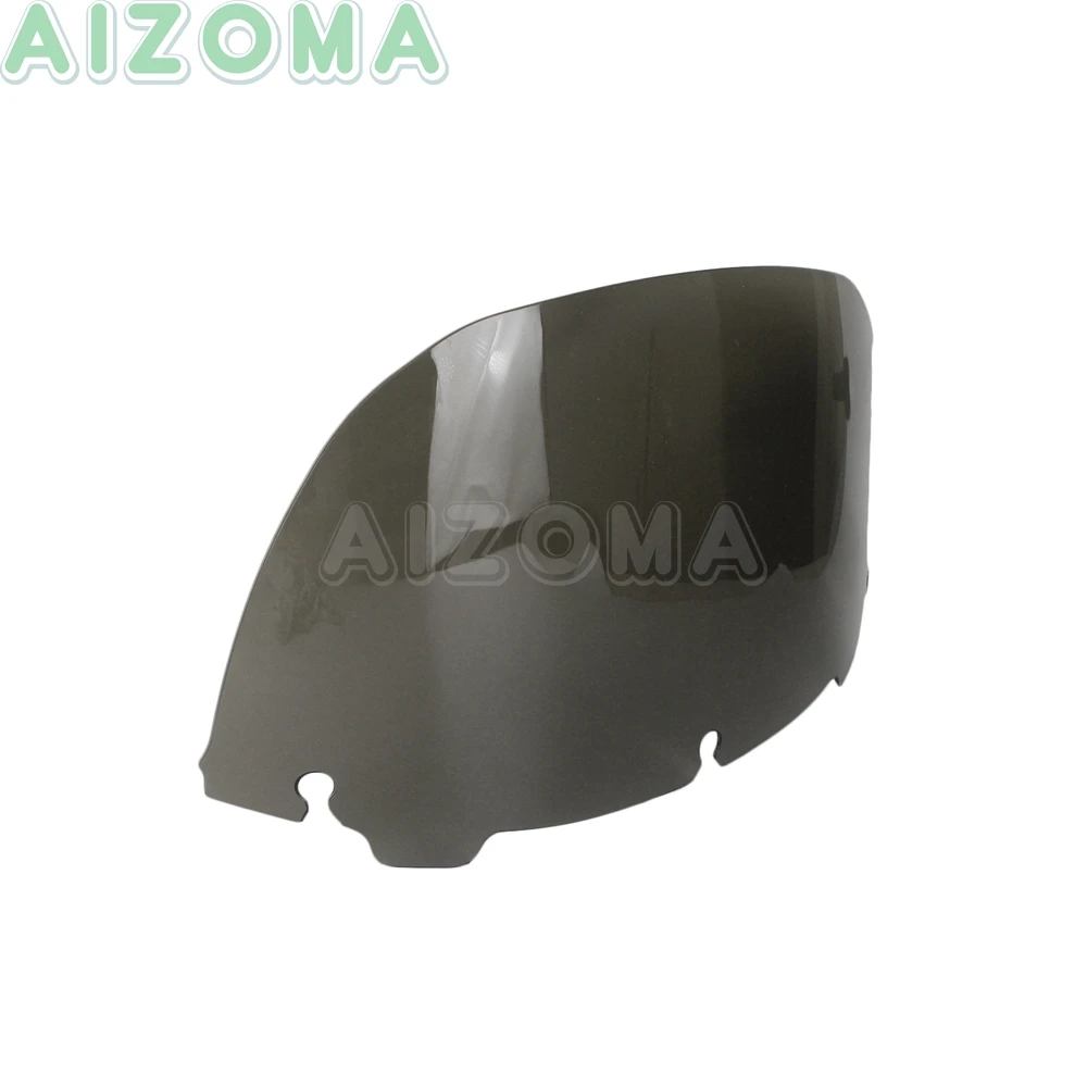 Smoke Batwing Fairing Windscreen 10\'\' Slotted Windshield For Harley Touring Street Electra Glide  CVO Tri Glide Ultra Classic