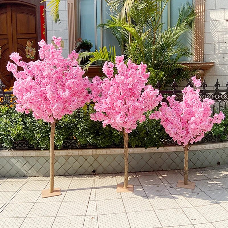 Artificial Cherry Tree Imitation Peach Tree Art Ornament Wedding Party Festival Decoration Stage Outdoor Garden Decoration