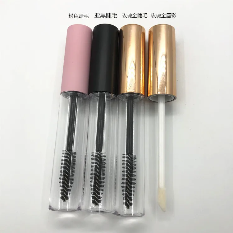 

10-100pcs 10ML mascara tubes DIY Round transparent mascara tube Empty tubes professional makeup packaging materials wholesale