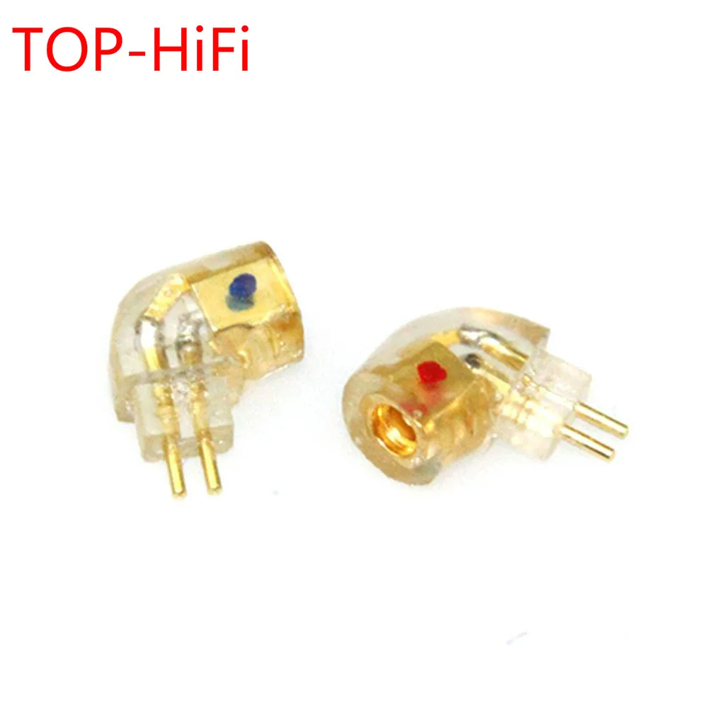 

TOP-HiFi pair Gold Plated Headphone Plug for MMCX Male to .78mm Female 0.78MM Male to MMCX Female Converter Adapter