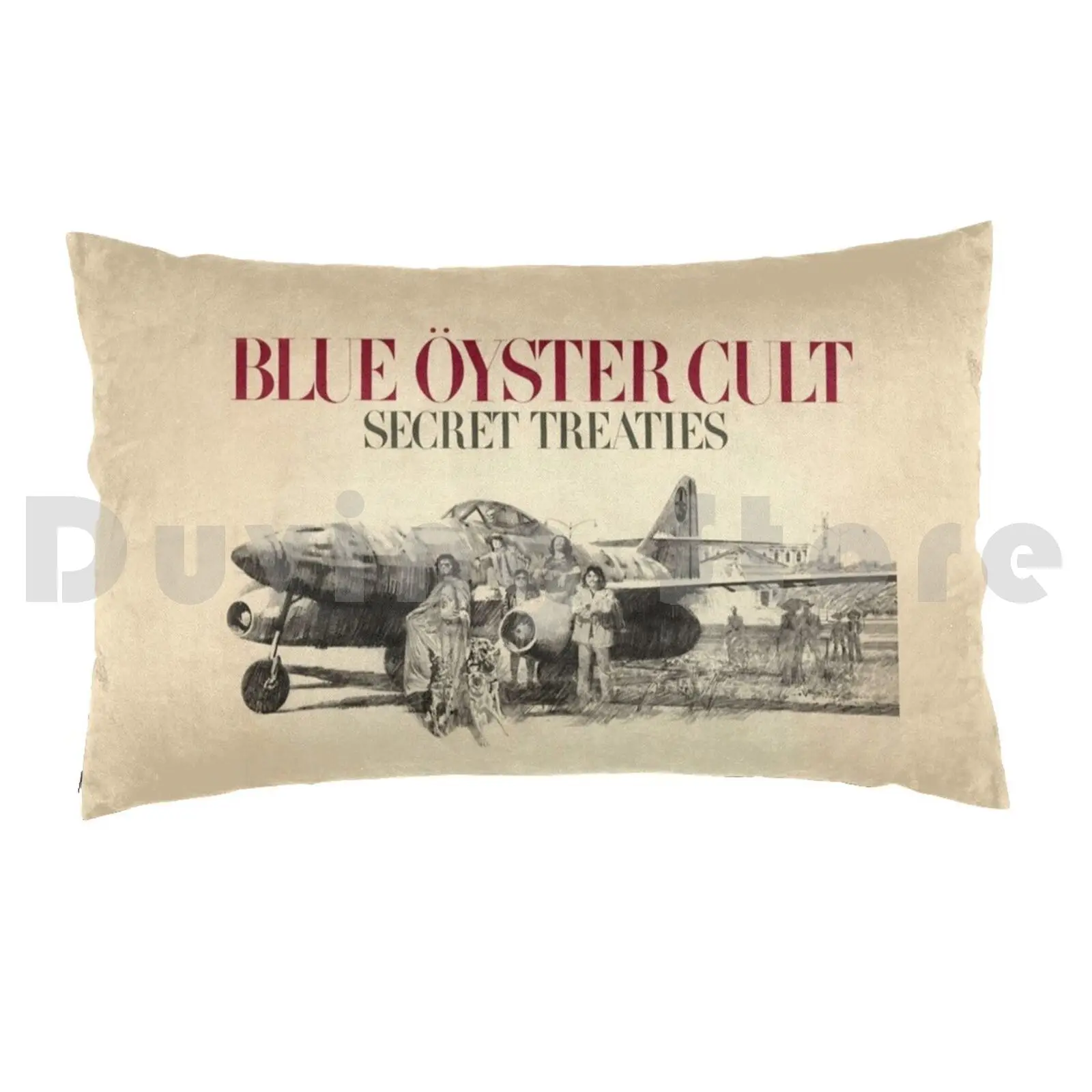 Pillow Case Blue Oyster Cult-Secret Treaties Hat Blue Oyster Cult Movie Secret Treaties Tyranny