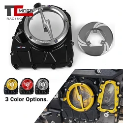 Motorcycle Clear Clutch Cover For Benelli BN600 TNT600 600cc 2020 Engine Protector Guard BN TNT 600