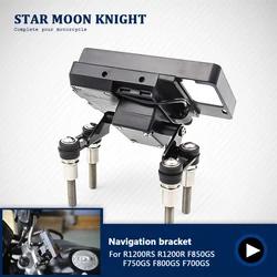 For BMW F750GS F850GS F800GS F700GS F 750GS F 850 GS Motorcycle Stand Holder Phone Mobile Phone GPS Plate Bracket Phone Holder