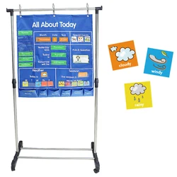 New Calendar Hanging Bag All About Today Pocket Chart Daily Classroom Calendar Board Hanging Bag Six Pockets